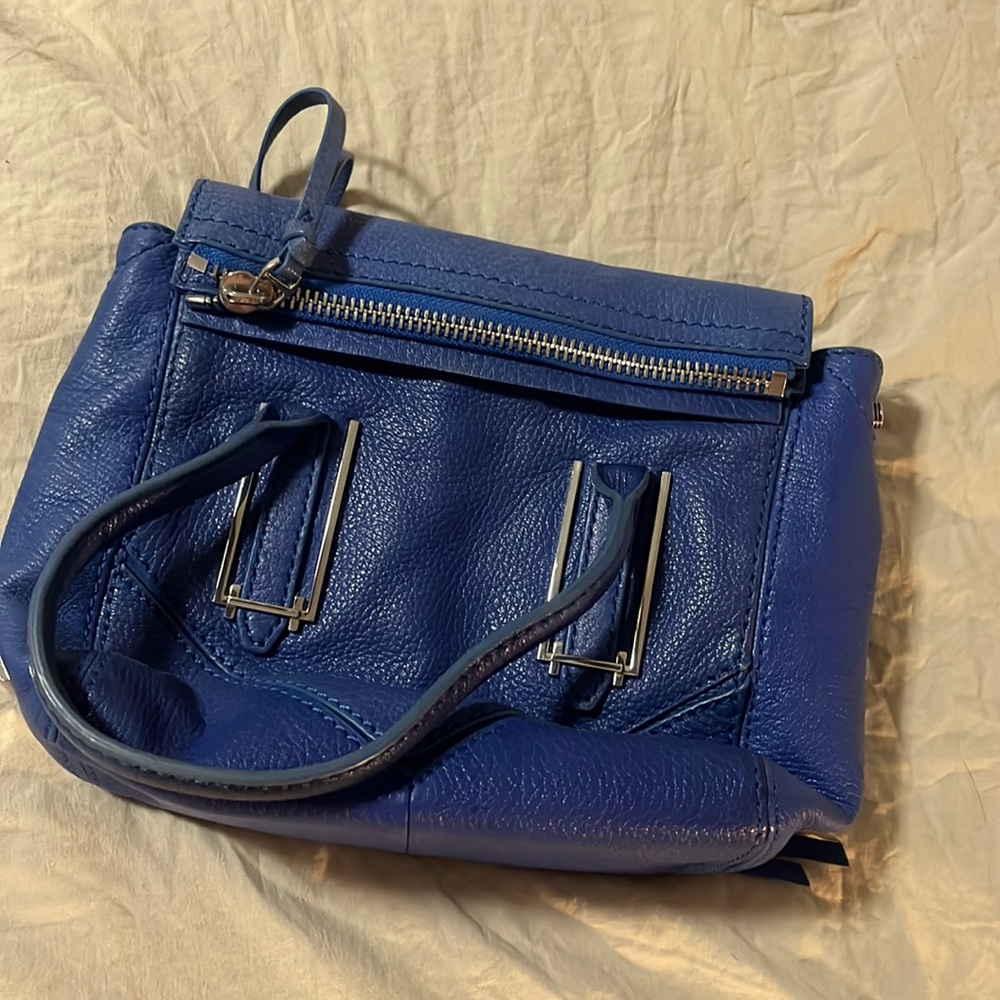Botkier Blue Handbag. No shoulder strap